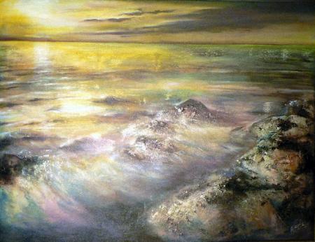 Meri ja kivid, Merike L�te E-kunstisalongis