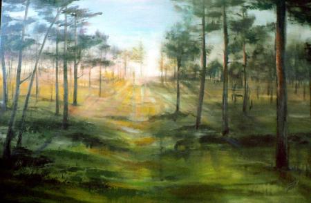 Metsa ja raba vahel, Merike L�te E-kunstisalongis