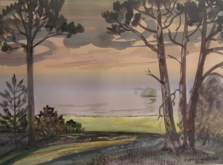 Õhtu Karepa rannas, Valli Lember-Bogatkina E-kunstisalongis