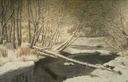 Maastik Karksi lähistel, Enno Allik E-kunstisalongis