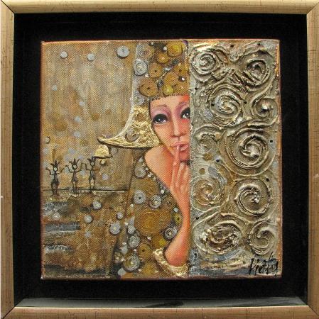 V�ike narr teab saladust, Piret Veski E-kunstisalongis