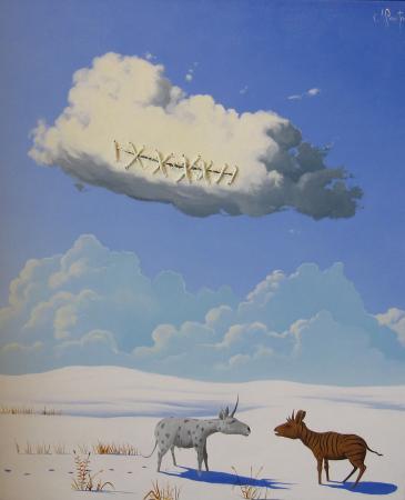 Maagilised loomad kohtuvad haavatud pilve all, Navitrolla E-kunstisalongis