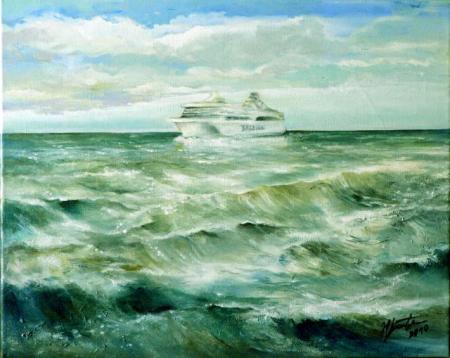 Laevad tulevad kodusadamasse tagasi, Merike L�te E-kunstisalongis