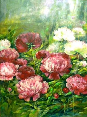 Punased pojengid, Merike L�te E-kunstisalongis