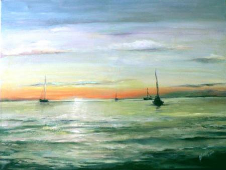 Siis, kui purjekad magavad, Merike Läte E-kunstisalongis