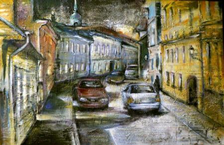 Ühes väikeses linnas, ühel väikesel tänaval, Merike Läte E-kunstisalongis