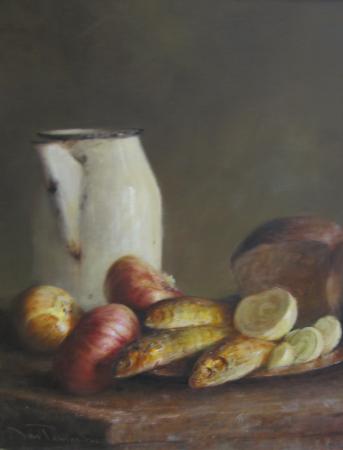 Nat��rmort suitsur��bistega, Jan Tammik E-kunstisalongis