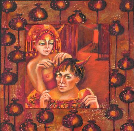 P�rgup�hja J�rka s�tib pidusse, Piret Veski E-kunstisalongis