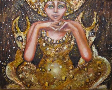 Nõianeiu ja kaks kratti, Piret Veski E-kunstisalongis