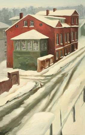 Punane maja, Anton Aunma E-kunstisalongis