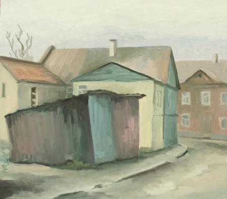 Vaade vana kuuriga, Anton Aunma E-kunstisalongis