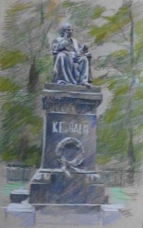 K. E. von Baeri kuju, Margus Lokk E-kunstisalongis