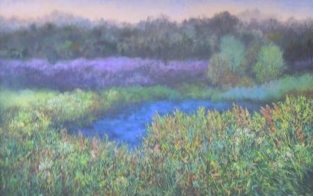 Jõemaastik, Evi Kaur E-kunstisalongis