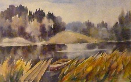 Andsu järv Võrumaal, Kiira Kahro E-kunstisalongis