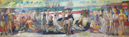 Rannal (At the Beach), Erich Pehap E-kunstisalongis