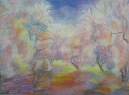 Kevad aias, Esti Kittus E-kunstisalongis