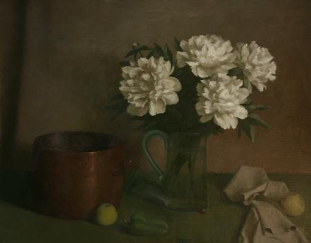 Pojengid vaskkastruliga, Olav Maran E-kunstisalongis