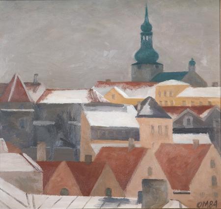 Tallinna vaade Toomkirikuga, Olav Maran E-kunstisalongis