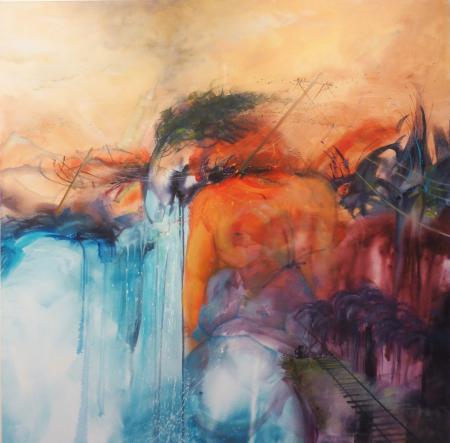 Taevas hakkab pulbitsema, Mirjam Hinn E-kunstisalongis