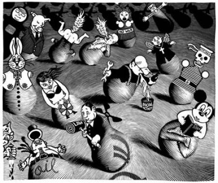 For peace and progress, Peeter Allik E-kunstisalongis