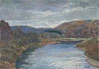 Ahja jõgi Valgemetsas, Harri Pudersell E-kunstisalongis