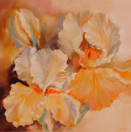 Kollane iiris, Jelena Liba E-kunstisalongis