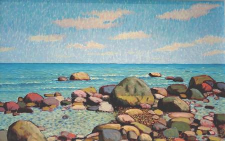 Undva kivine rand, Enno Allik E-kunstisalongis