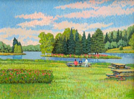 Karksi maastik, Enno Allik E-kunstisalongis