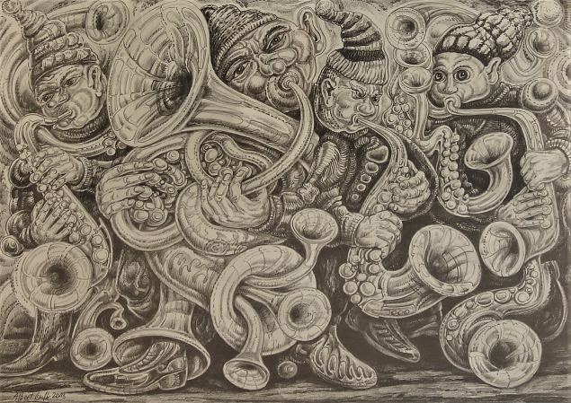 Uued pasunad, Albert Gulk E-kunstisalongis