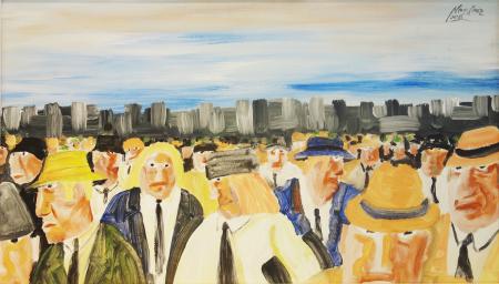 T�elised materjaalsete v��rtuste loojad t�ttavad kontorisse, Jaanus Nessler E-kunstisalongis