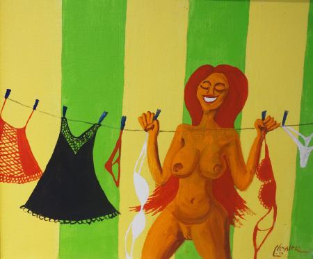 Lõbus päev-pesupäev, Jaanus Nessler E-kunstisalongis