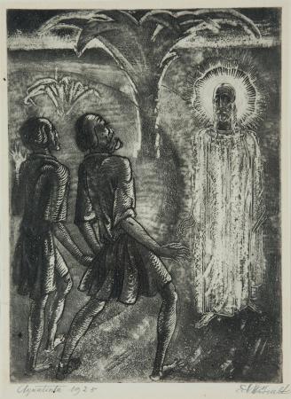 Ngemus (Kristus Emmause teel), Eduard Wiiralt E-kunstisalongis