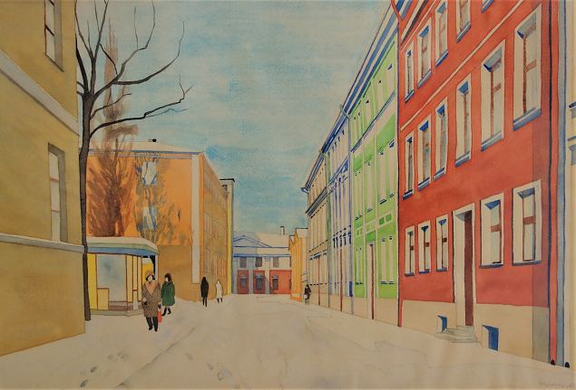 Tartu 21. juuni tnavast, Eduard Maaser E-kunstisalongis