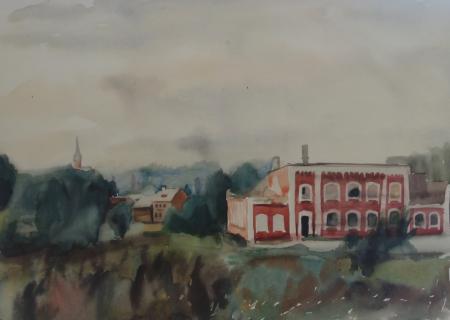 Emajõe saun, Eduard Maaser E-kunstisalongis