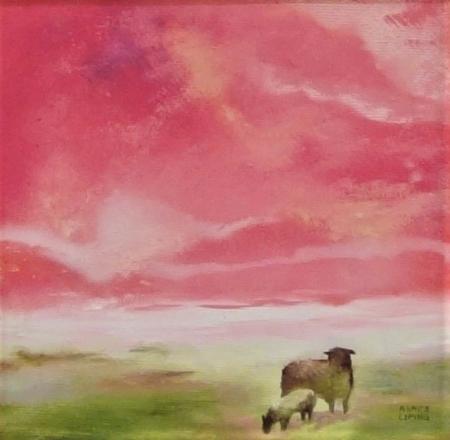 Lammas all paremas nurgas, Agnes Veinberg E-kunstisalongis