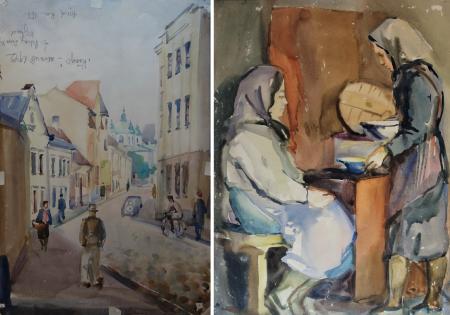 K��gis/Tartu vaade Uspenski kirikule (kahepoolne), Erich Pehap E-kunstisalongis