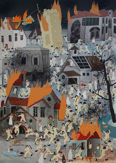 Saabasteta kass, Priit P�rn E-kunstisalongis