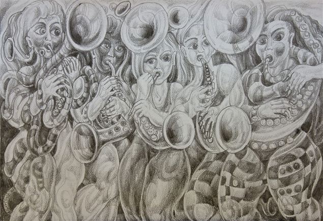 Pasunat�drukud, Albert Gulk E-kunstisalongis