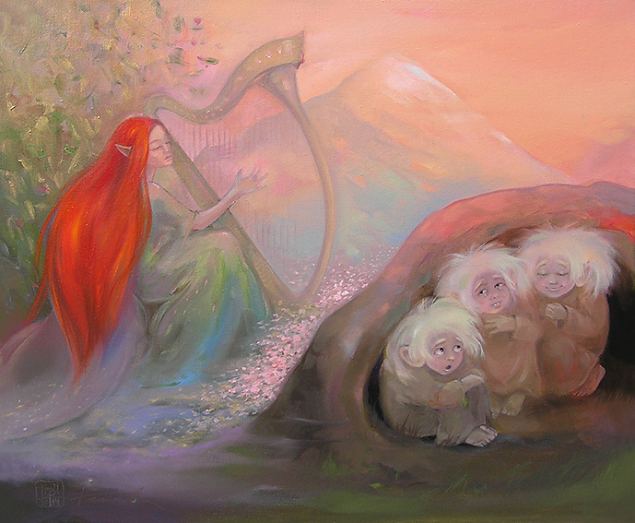 Imeline harfiheli, Pille Tammela E-kunstisalongis