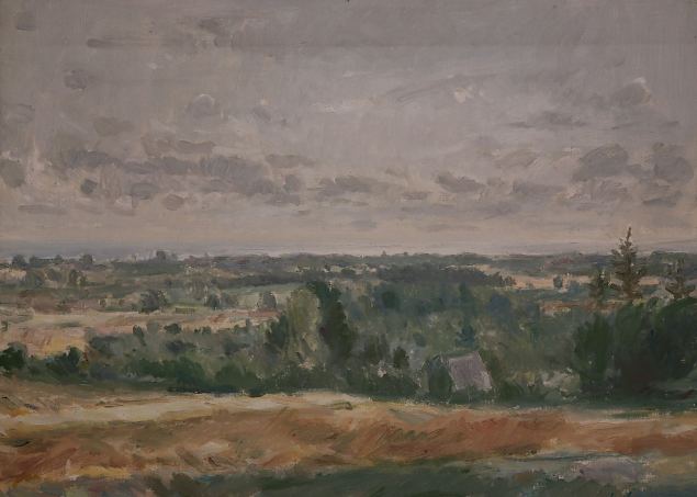 Vaade Peipsile Alatskivilt, Johannes Uiga E-kunstisalongis
