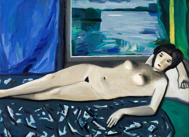 Lamav akt P�haj�rvega, Johannes Uiga E-kunstisalongis