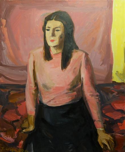 Naise portree, Johannes Uiga E-kunstisalongis