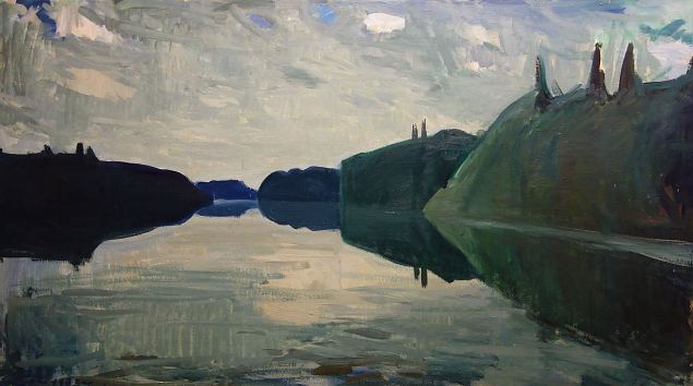 P�haj�rv saartega, Johannes Uiga E-kunstisalongis