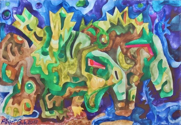 H�maruse elevandid, Albert Gulk E-kunstisalongis