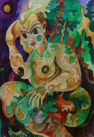 Nautides t�iskuud, Albert Gulk E-kunstisalongis