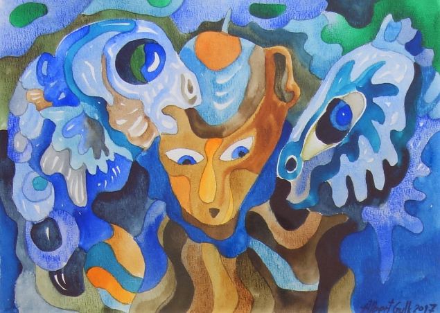 N�uandjad ja kuulaja, Albert Gulk E-kunstisalongis