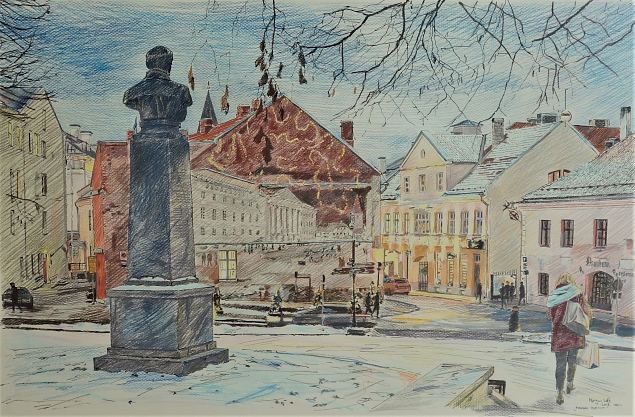 Pirogovi platsilt, Margus Lokk E-kunstisalongis