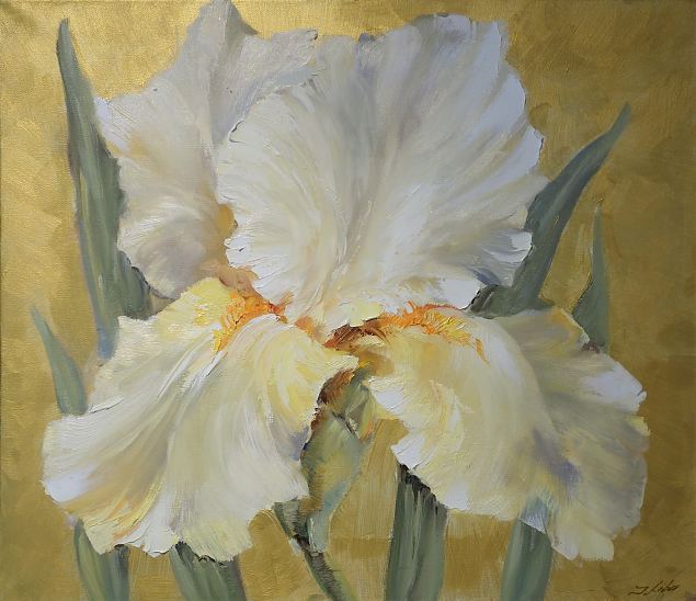 Valge iiris, Jelena Liba E-kunstisalongis