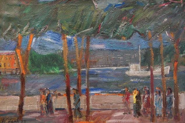 Strandv�gen - Stockholm, Voldemar Tank E-kunstisalongis