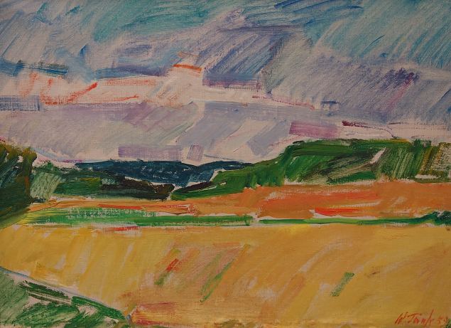 Kollane p�ld, Voldemar Tank E-kunstisalongis